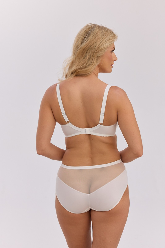 Braguitas Gaia GFP 1341 Liana ecru clásicas cómodas bordadas