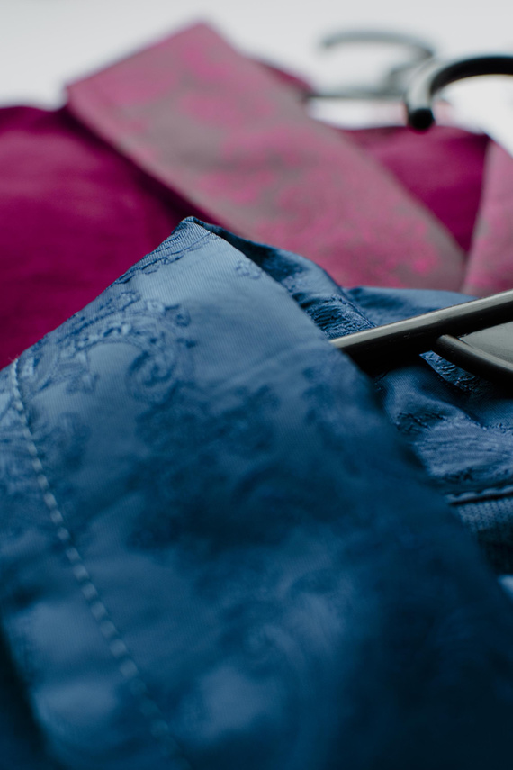 866 Noble Albornoz de terciopelo para hombre De Lafense - corto, elegante, algodón - denim