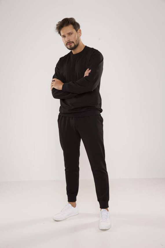 728 Sudadera Just Forex para hombre - negra