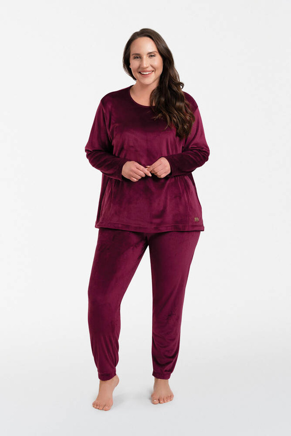 Conjunto Akara Ladies Moda Italiana - burdeos