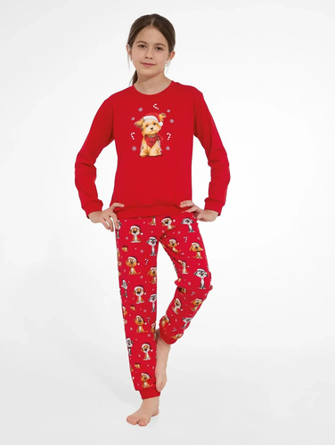 Cornette Dog 2 Christmas 592/206 Pijama Navideña para Adolescente Algodón