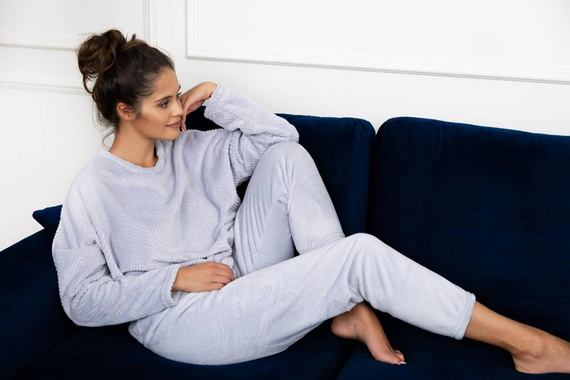 Pijama de mujer Esme Soft Sensis - gris