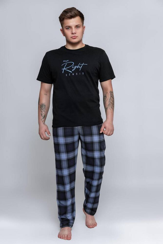 Sensis Victor Pijama de hombre - negro