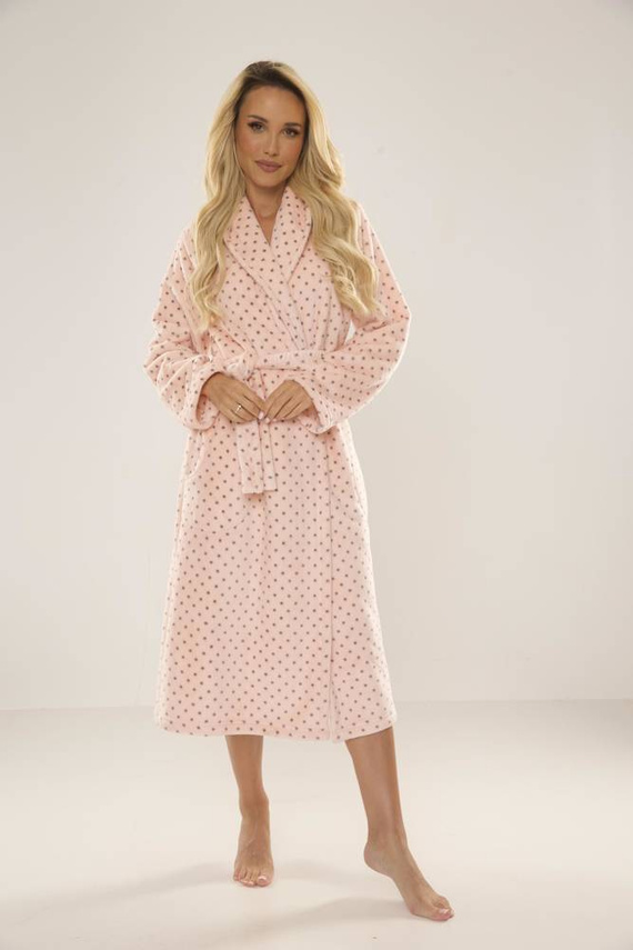 548 Albornoz largo de mujer Melanie Forex - Salmón