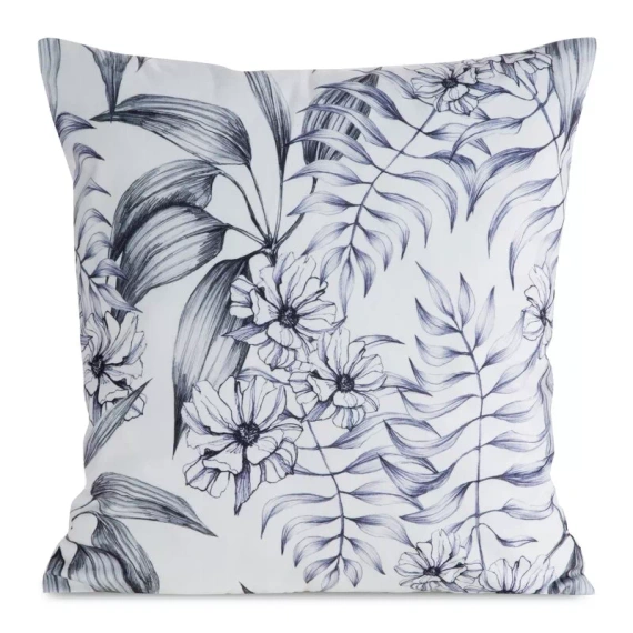 Funda cojín 45x45 Mink 30 Eurofirany terciopelo flores