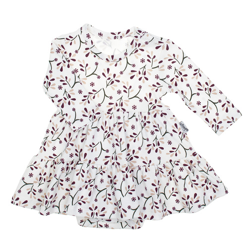 217159 Alisa Nicol vestido-cuerpo - algodón, manga larga, estampado floral