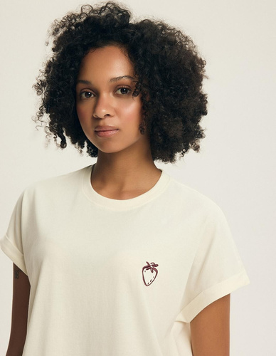 Pijama mujer Henderson Evika 44464 – algodón, bordado fruta, shorts