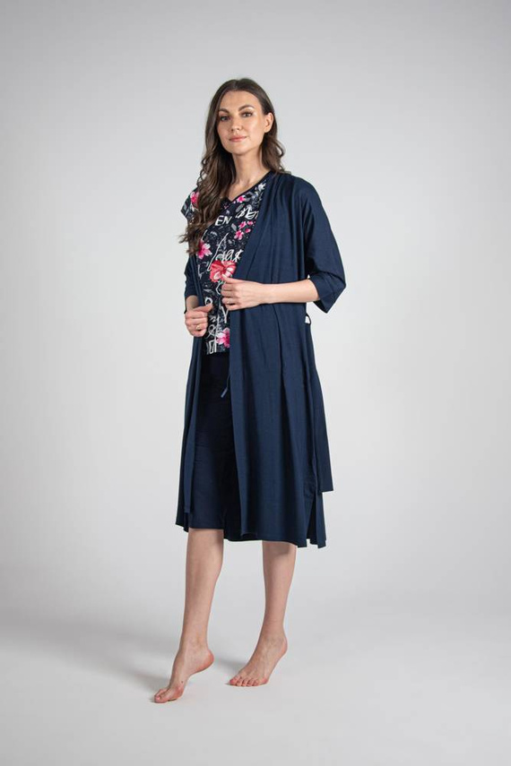 676 Soled Pijama de señora Forex - azul marino