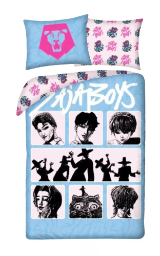 Halantex Ropa de Cama de Algodón K-POP Demon Hunters 140x200 70x90 100% Algodón