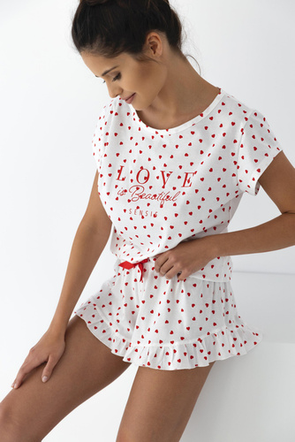 Pijama de mujer Justine Sensis - crema