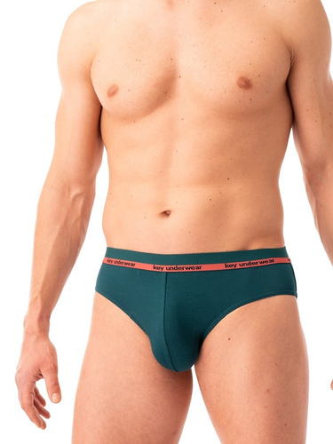 MPP 286 Key calzoncillos para hombre de algodón verde negro, paquete de 2 en caja, comodidad y estilo