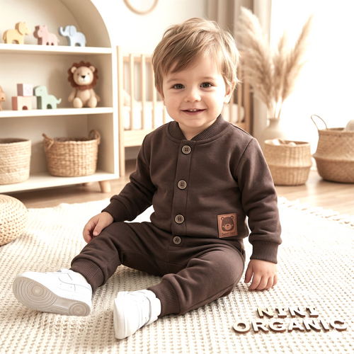 ABN-5615 Sudadera infantil Little Dreamers Nini de algodón orgánico - comodidad, sostenibilidad, respetuosa con el medio ambiente