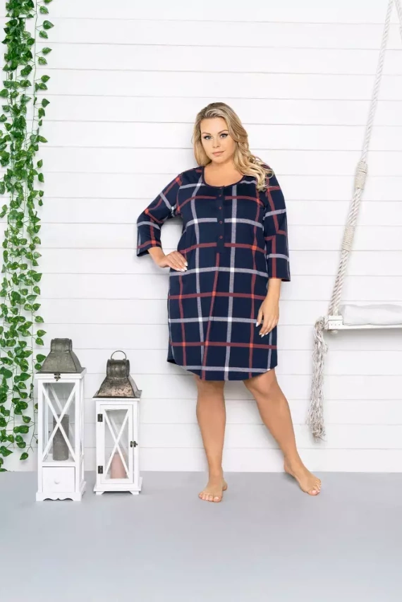 Izera camisa de lactancia para mujer manga 3/4 Moda Italiana - estampado