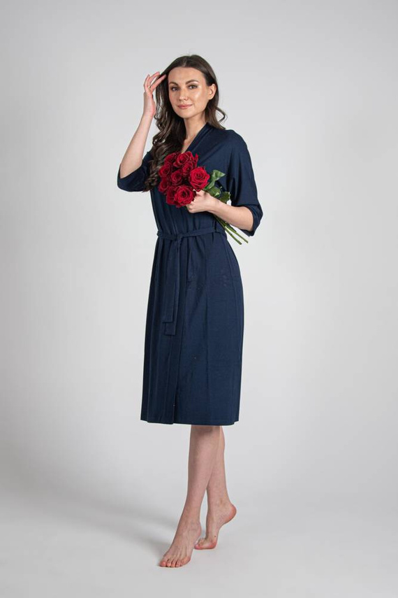 942 Visa Bata larga De Lafense - azul marino