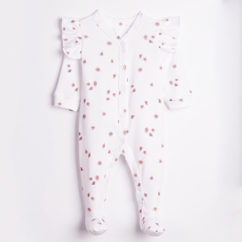 Nicol Hania 226031 Pijama de algodón para bebé con flores