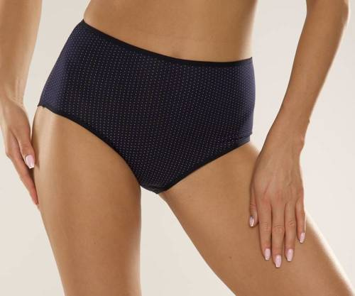 018 Sara De lafense braga alta - lunares azul marino