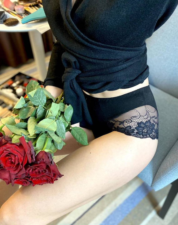 530 Iness Slip de tiro alto De lafense - negro