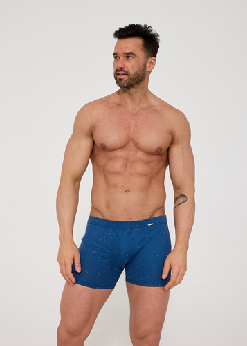 904/129 Calzoncillos bóxer Cornette Prime para hombre - entallados, algodón con elastano, estampados, en caja