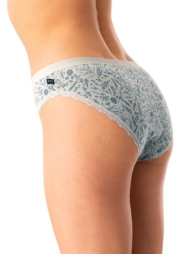 Braga de mujer LPR 830 Key verde menta - algodón, paquete de 2 en caja, cómoda y clásica