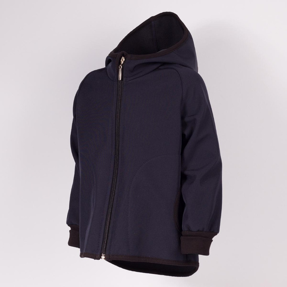 229004 Nicol Chaqueta softshell para niño con forro polar, capucha y reflectante - azul marino