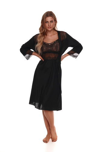 501 Bata de mujer Lupoline - negro