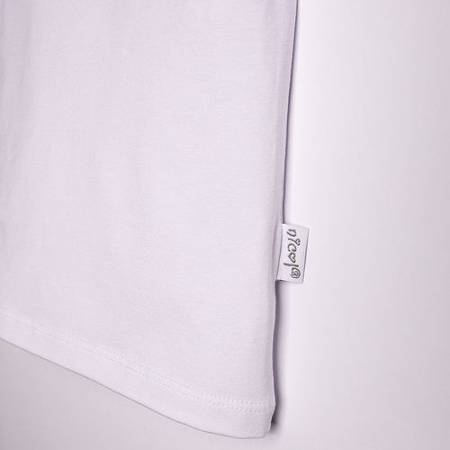 Blusa 220138 Nicol blanca algodón con encaje elegante niña