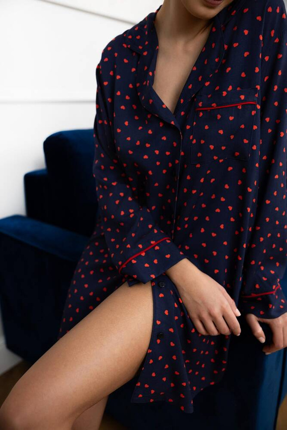 Camisón Sophia de Sensis - azul marino