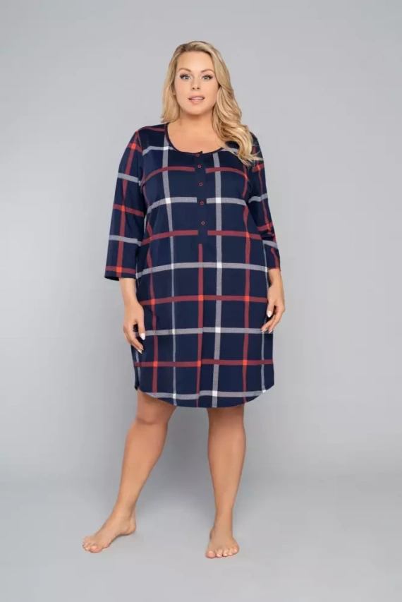 Izera camisa de lactancia para mujer manga 3/4 Moda Italiana - estampado