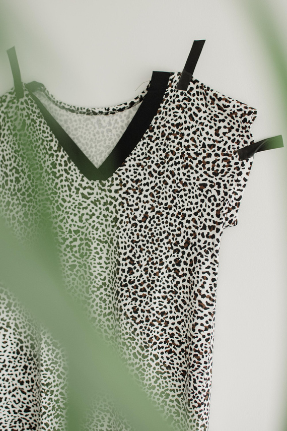 853 Kendall De Lafense - Camisón Pantera viscosa - camuflaje crudo