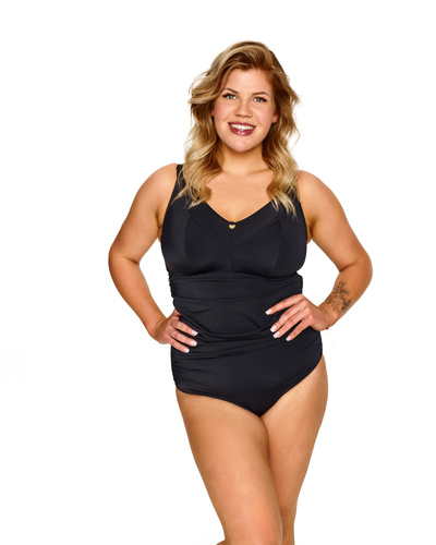 Bañador mujer Lupoline Zenith negro soft sin aros moldeador