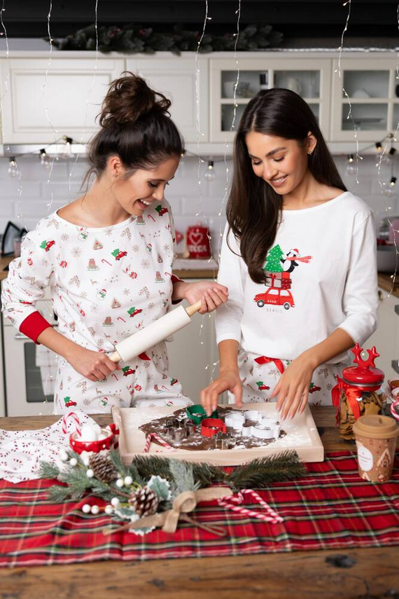 Pijama para mujer Samantha Sensis -ecru