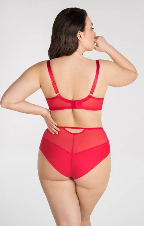 Gorsenia K 829 Crazy Heart Braguitas de mujer - rojo