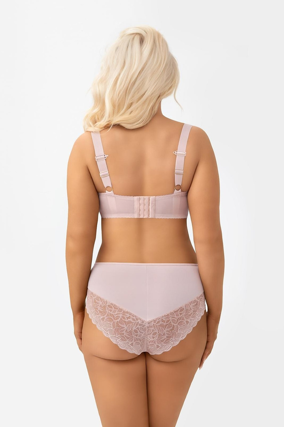 Braguita Gorsenia Daria F009 beige – cintura alta, encaje, cómoda