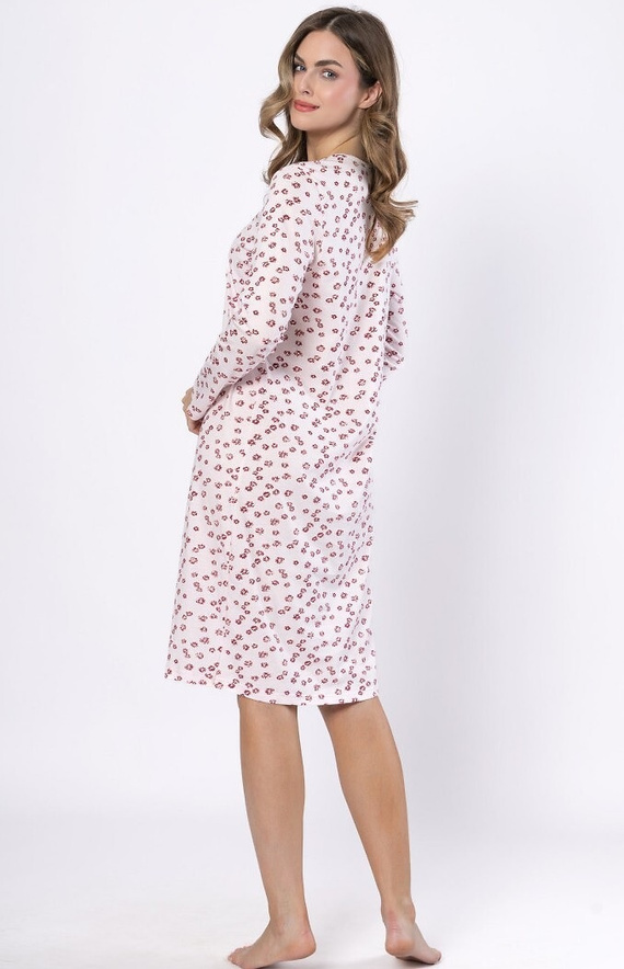 Camisón Laveza Gelasia 1625 - algodón, rosa claro, manga larga