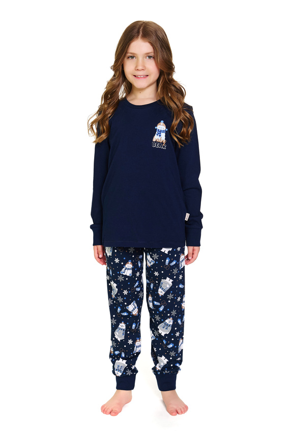 7339 Doctor Nap Cozy Bear pijama para niños - 100% algodón, unisex