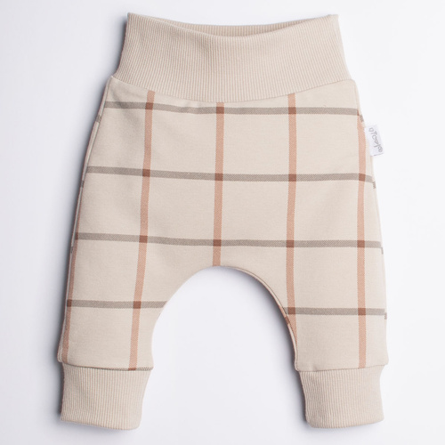 221273 Kiku Nicol pantalones de chándal beige para bebé con botones