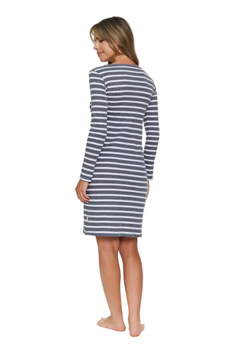 Camisón Doctor Nap 7531 para Lactancia Algodón Acanalado - misty rose