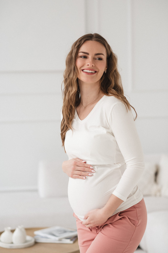 Milk&Love Milk Shirt camiseta premamá y lactancia 7/8 white