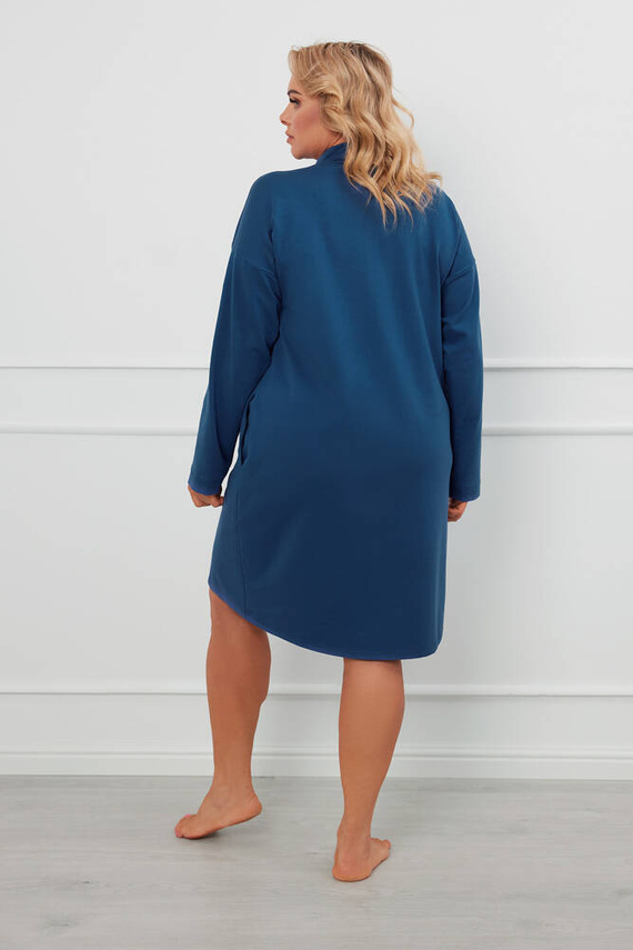 Grafi Bata de mujer con cremallera Moda Italiana - denim