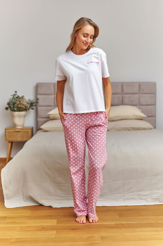 Pijama mujer Doctor Nap 7456 100% algodón – conjunto cómodo para dormir