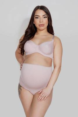 Mama Belly figi ciążowe Mitex pink