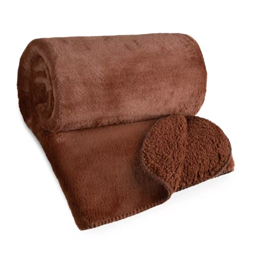 Colcha decorativa Nina Eurofirany color rústico 170x210 de felpa suave 240 g/m²