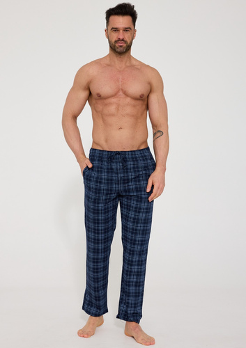 Pantalones pijama hombre Cornette 691/64 100% algodón cuadros bolsillos