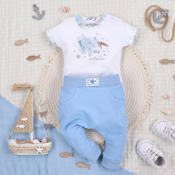 ABN-5455 Camiseta para bebé Sea Of Joy Nini - algodón orgánico, para niño