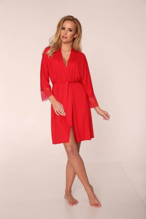 342 Fanny Bata Corta Mujer Forex - rojo