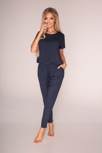 308 Paula Traje de pijama para mujer - granate