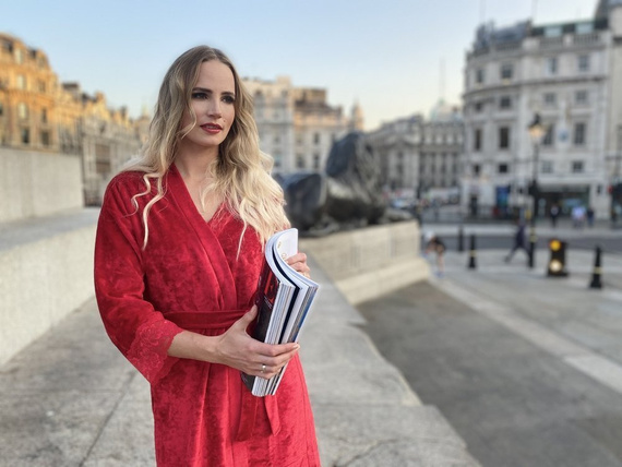 457 Bata corta de mujer Milagros - roja