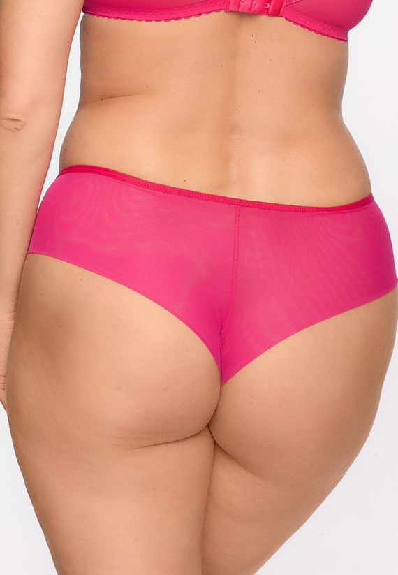 GFB 1295 Braga brasileña Ariel Gaia - fucsia-turquesa, tul, bordado, refuerzo de algodón