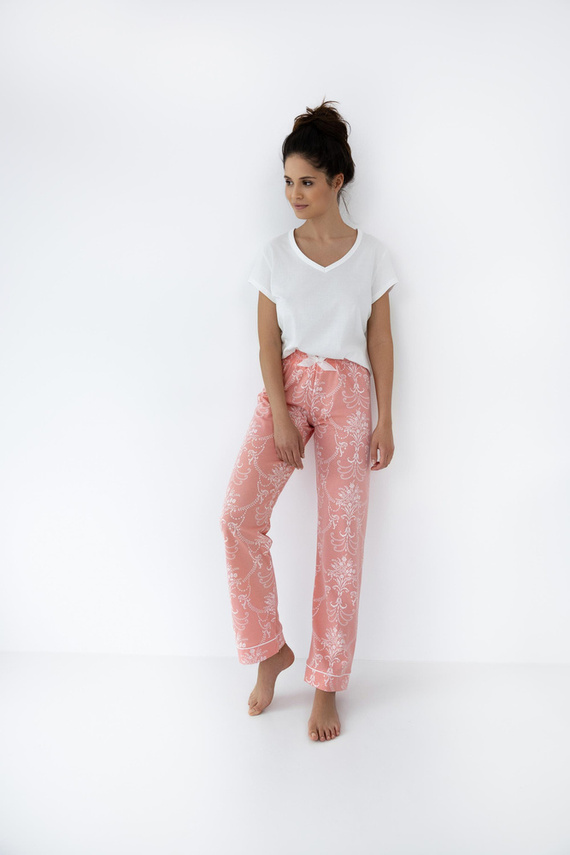 Pijama de mujer Kalina Sensis - crudo y salmón