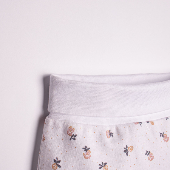 220009  Pantalones bebé "Ola" Nicol – algodón suave con pies